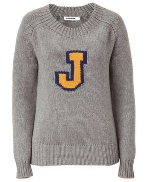 JIL SANDER イニシャルニット