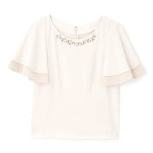 JILLSTUART ビジューロイヤルブラウス
