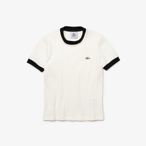 LACOSTE LACOSTE L!VE コントラストリブTシャツ