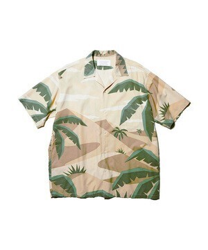 KURO アロハシャツ / RESORT CAMO OPEN COLLAR SHIRT