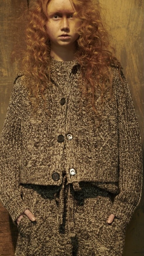 INSCRIRE MIX ALAN SHORT CARDIGAN