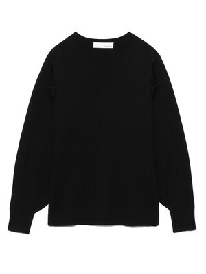 Lily Brown カットアウトニットトップス