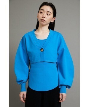 HeRIN.CYE Short knit cardigan set up