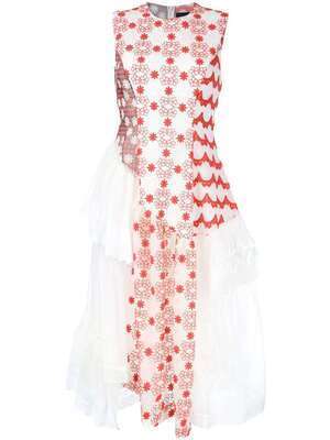Simone Rocha コントラストパネル ドレス