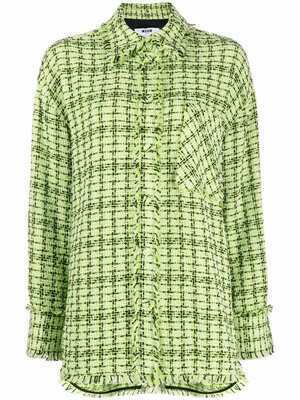 MSGM ツイード シャツジャケット