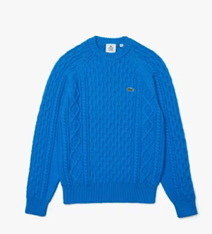 LACOSTE ケーブルニットセーター
