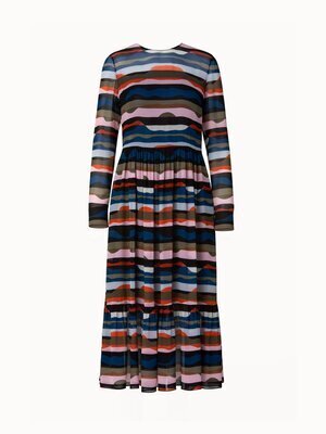AKRIS PUNTO レーヨンストレッチ・マキシドレス