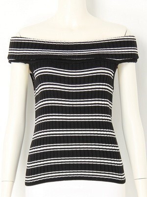 rienda ノースリオフショルニットTOP