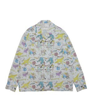 Iroquois DANIEL CONSTELLATION ルーズシルエット開襟シャツ