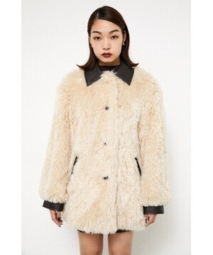 LAGUA GEM F/LEATHER DOCKING FUR COAT