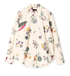 CABaN CABaN NEW BOTANICAL コットン レギュラーカラーシャツ