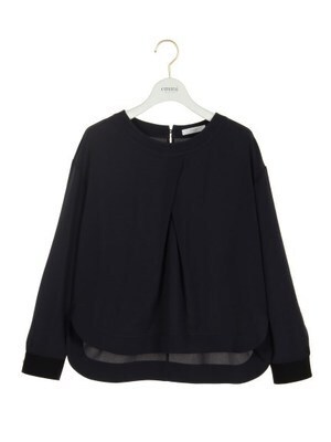 emmi atelier カラーブロックブラウス