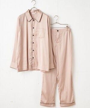 TERRITOIRE 【TERRITOIREプレミアム】MENS シルクタッチサテンパジャマ