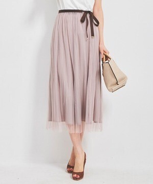 LAISSE PASSE チュールリバーシブルスカート