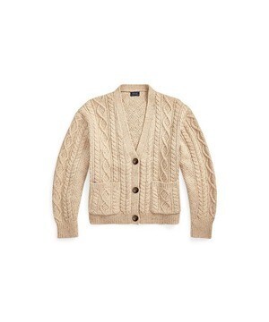 POLO RALPH LAUREN ケーブルニット ボタンド カーディガン