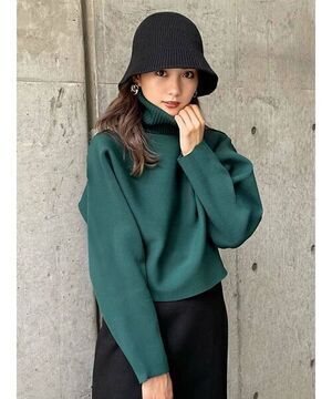 EMODA ワイドネックショートニット