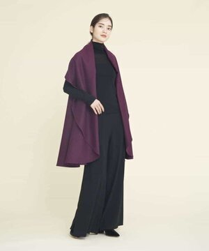 Sybilla ウールロングケープジレ