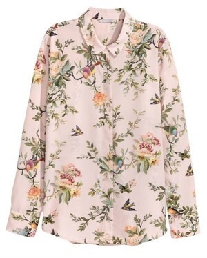 H&M 長袖ブラウス
