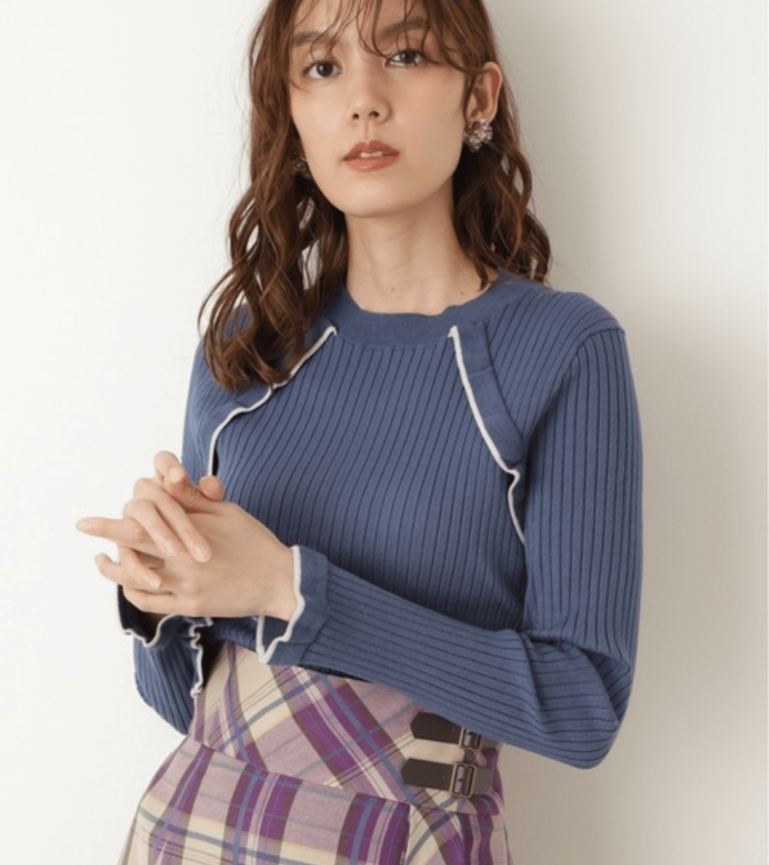 JILLSTUART ノアフリルニット