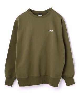Schott EMB. CREW SWEAT LOGO