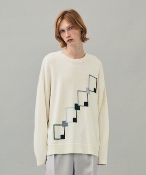 CITY SQUARE PATTERN KNIT PO