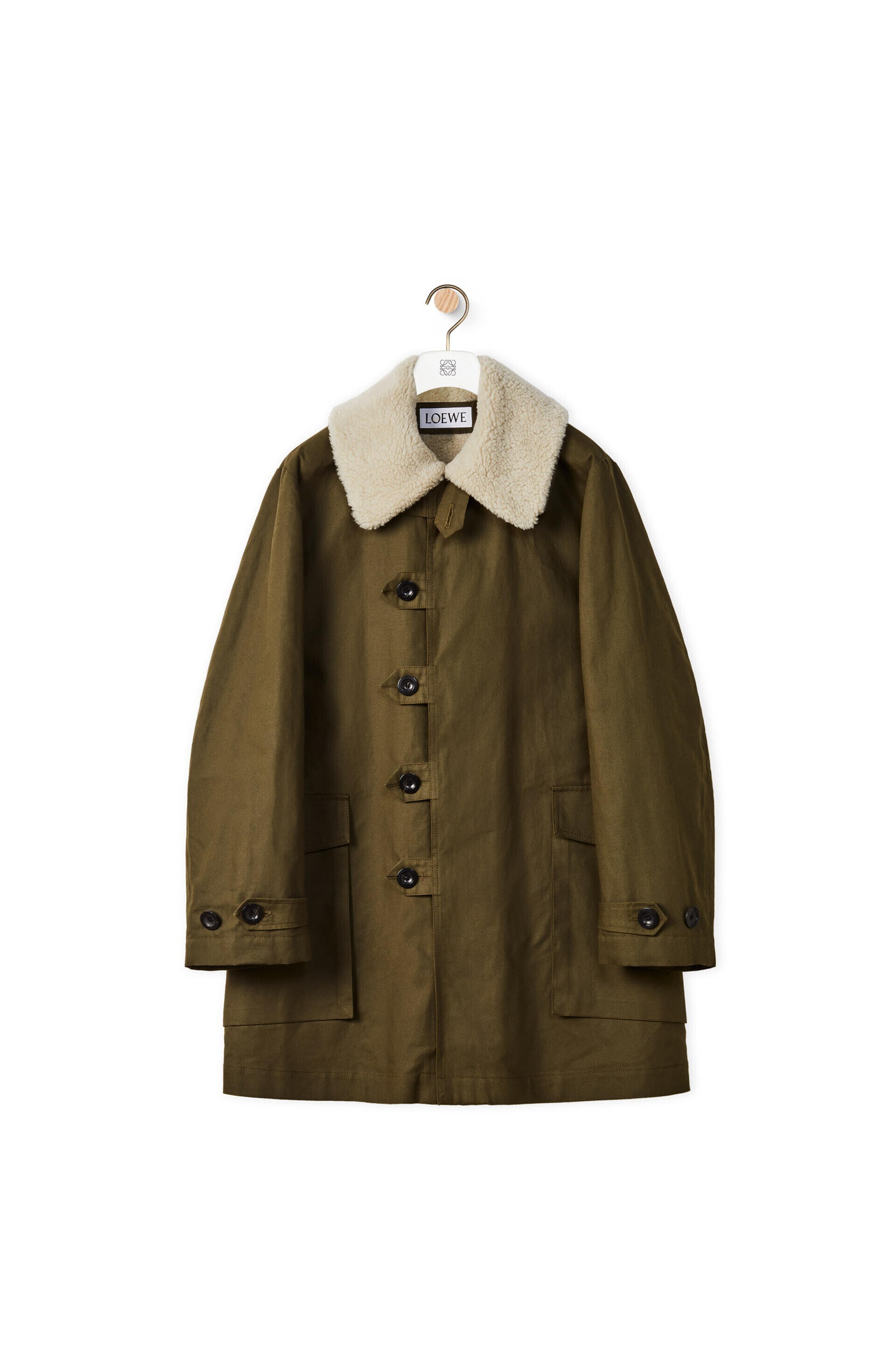 LOEWE ミリタリー パーカ