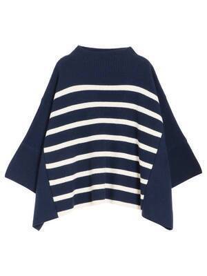 ELENDEEK BORDER PONCHO WOOL KT