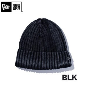 New Era カフニット リブ ショート イタリアンウォッシュ メタルピン