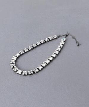 UNITED ARROWS スクエア ビジュー チョーカー