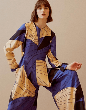 ALYSI silk jumpsuit