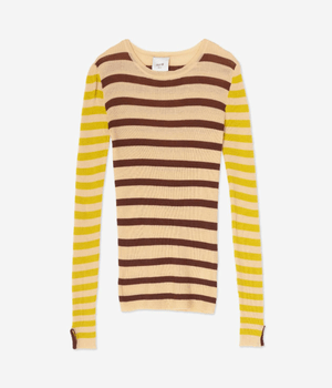 ALYSI STRIPES SWEATER