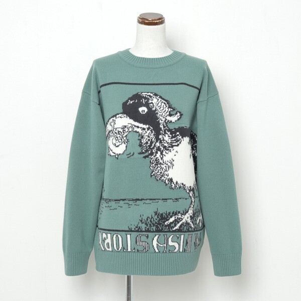 beautiful people trick art intarsia pullover