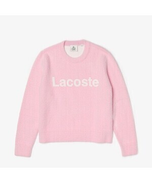 LACOSTE L!VE LACOSTE L!VE コットンロゴセーター