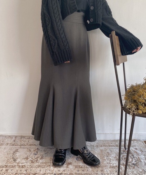LADYMADE ハイウエストマーメイドスカート