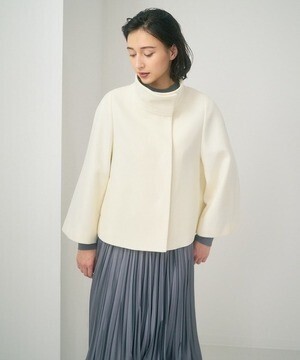 ANAYI ラムウールショートコート