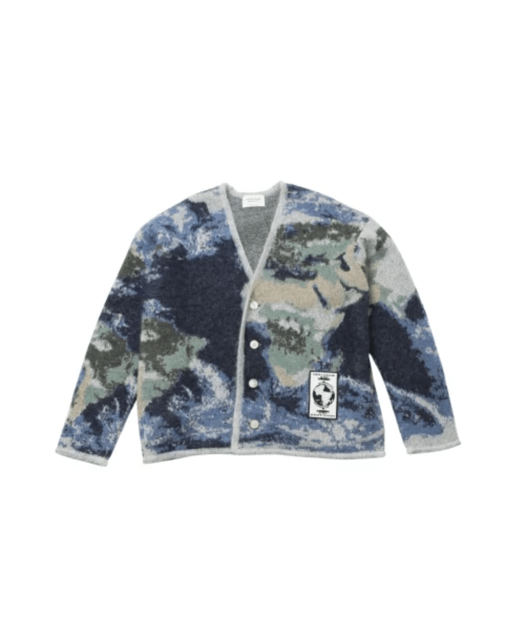 beautiful people mohair earthjacquard cardigan