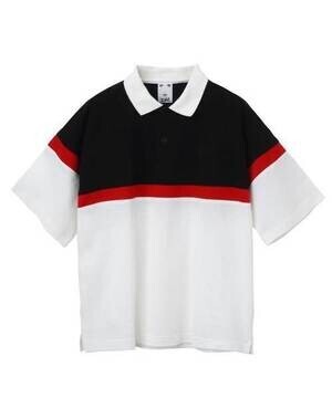 X-girl TRI-COLOR POLO SHIRTS