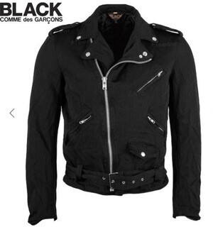 BLACK COMME des GARCONS ライダースジャケット