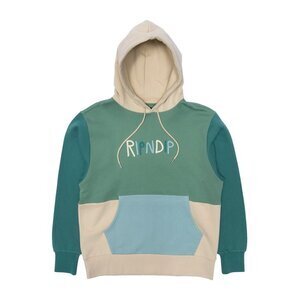 RIPNDIP Color Block Rubber Logo Hoodie (Multi)