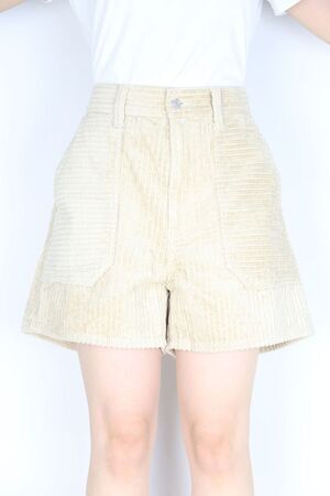 MILKFED. CORDUROY SHORT PANTS