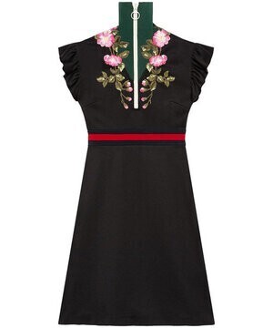Gucci ラッフルスリーブ ドレス