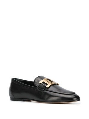TOD'S チェーンストラップ ローファー