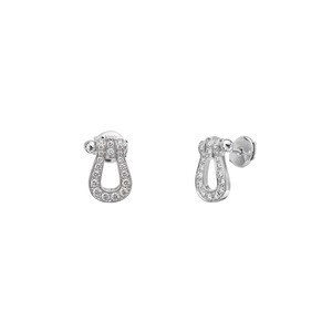 FRED フォース10 ダイヤ ピアス(M)