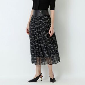 EPOCA ドットジャカード フレアスカート