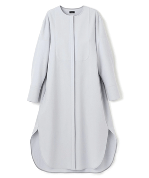 JOSEPH フェルテッドフランネル ロングシャツドレス