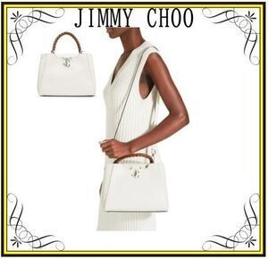 JIMMY CHOO 【JIMMYCHOO】VARENNEトップハンドルM (Jimmy Choo/ハンドバッグ) VARENNETOPHNDLMPKK【BUYMA】