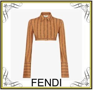 FENDI 【FENDI】サテンシャツ (FENDI/ブラウス・シャツ) FS7476AGTQF1ENR【BUYMA】