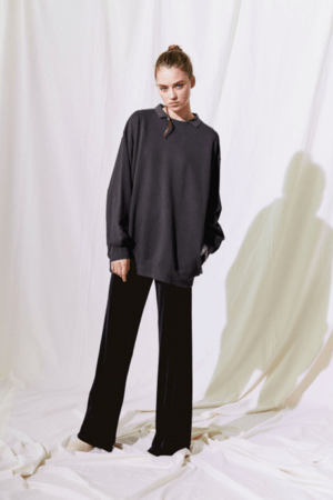 ALEXIA STAM Easy Sheer Pants Black