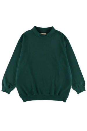 ALEXIA STAM Collar Oversized Sweatshirt Green