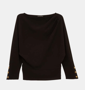 TARAJARMON Etamine crepe blouse